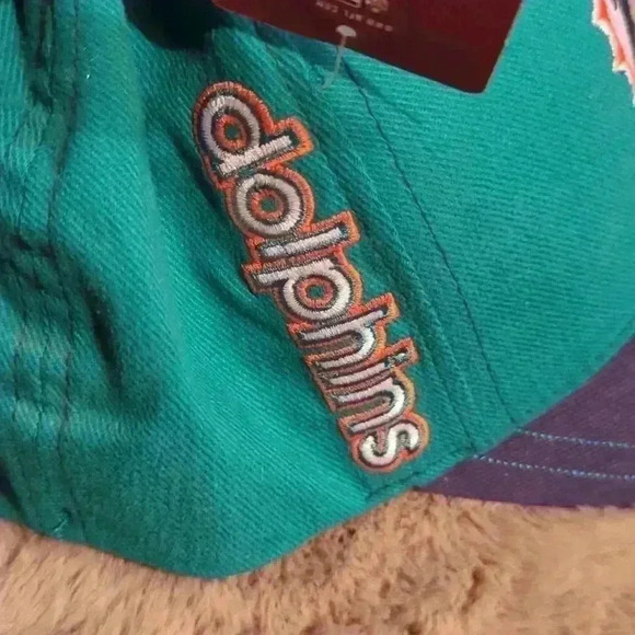 NFL Apparel Reebok Miami Dolphins hat, green and blue, one size - Picture 3 of 9